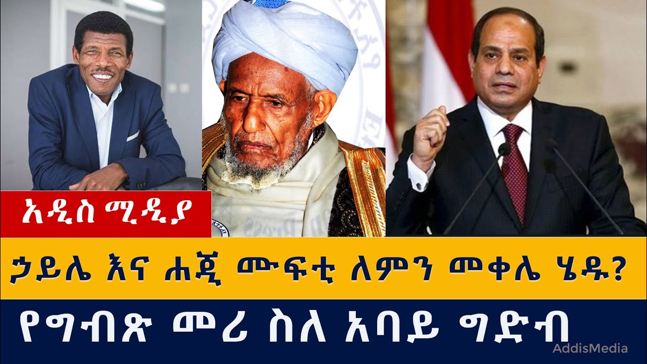 ኃይሌ እና ሐጂ ሙፍቲ ለምን መቀሌ ሄዱ | የግብጹ መሪ ስለ አባይ ግድብ | Haile Gebresellasie | Haji Mufti | Tigray | Mekele