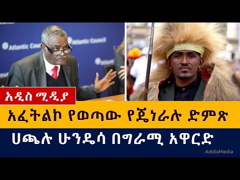 አፈትልኮ የወጣው የጄነራሉ ድምጽ | ሀጫሉ ሁንዴሳ በግራሚ አዋርድ | General Yohannes Gebremeskel