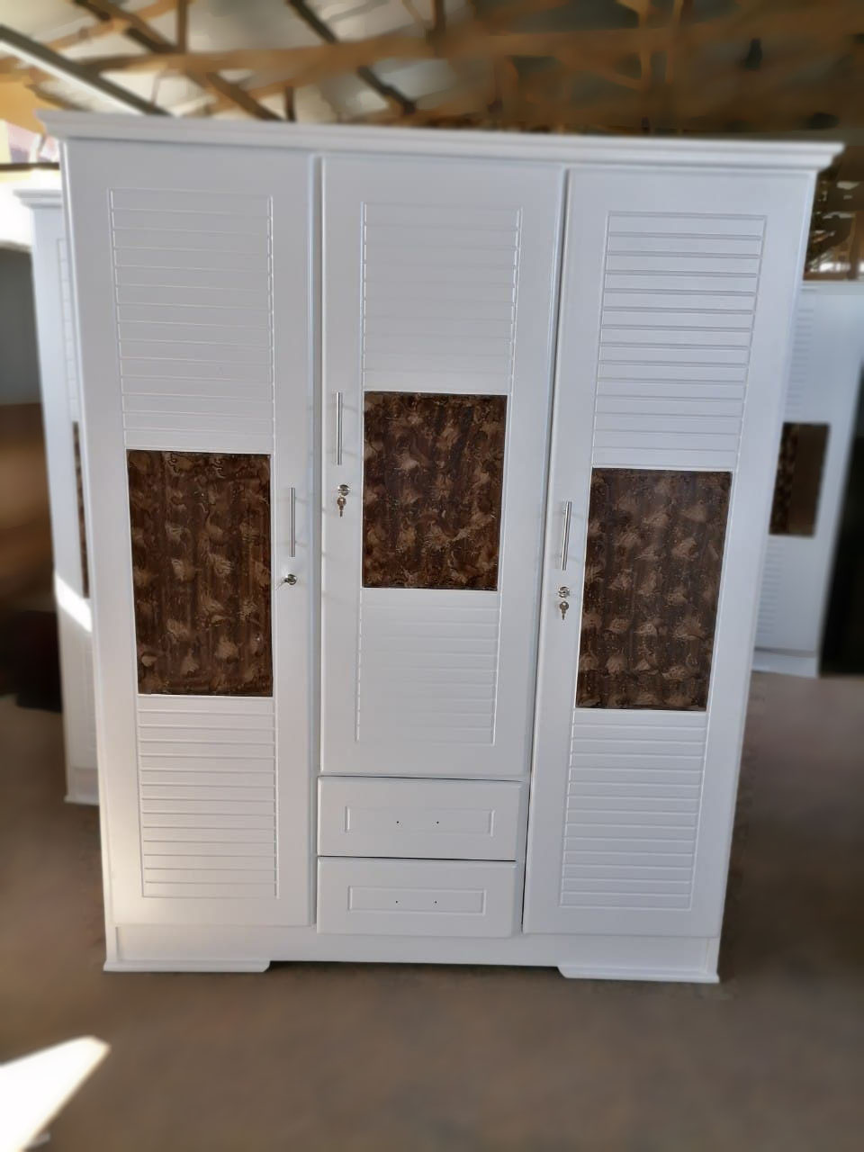 White and Brown Bedroom Closet-Addis Market