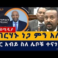 Addis Media: ብርሃኑ ነጋ ምን አለ? | አብይ ስለሌቦቹ ተናገረ | Ethiopia News | Habesha News | Berhanu Nega | Abiy