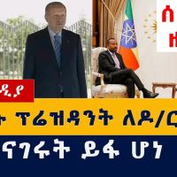 Addis Media:ዶ/ር አብይ እና የቱርክ ፕሬዝዳንት | Erdoğan backs peaceful resolution to Ethiopia’s Tigray conflict