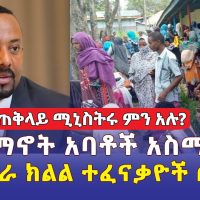 Ethiopia | Daily News April 1, 2022 | ጠቅላይ ሚኒስትሩ ምን አሉ? | የአማራ ክልል ተፈናቃዮች ሰቆቃ | P.m Abiy Ahmed
