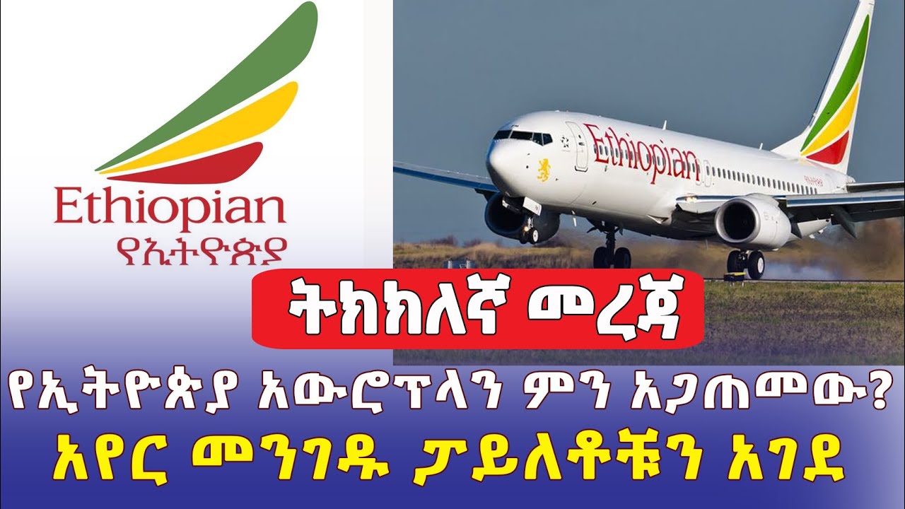 Addis Daily አዲስ ደይሊ - የኢትዮጵያ አውሮፕላን ምን አጋጠመው | አየር መንገዱ ፓይለቶቹን አገደ | Ethiopia Airlines