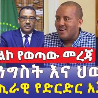 [አፈትልኮ የወጣው መረጃ] የመንግስት እና ህወሃት ሚስጢራዊ የድርድር አጀንዳ | Ethiopia | TPLF | PM Abiy Ahmed